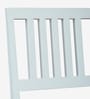 Bochov Mango Wood 6 Seater Dining Set In White Wirebrush Finish