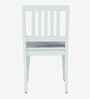 Bochov Mango Wood 6 Seater Dining Set In White Wirebrush Finish