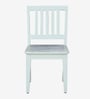 Bochov Mango Wood 6 Seater Dining Set In White Wirebrush Finish