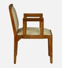 Bochov Mango Wood Arm Chair In Rustic Teak Finish