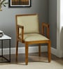 Bochov Mango Wood Arm Chair In Rustic Teak Finish