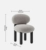 Boevian Bubble Lounge Chair In Beige Colour