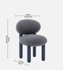Boevian Bubble Lounge Chair In Charcoal Grey Colour