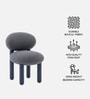 Boevian Bubble Lounge Chair In Charcoal Grey Colour