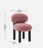 Boevian Bubble Lounge Chair In Pink Colour