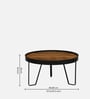 Bogan Metal Coffee Table In Black Colour