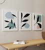 Bohemian Abstract Botanical Boho Wall Art Framed Art Print for Bedroom Minimalist Office Room D cor