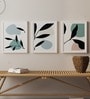 Bohemian Abstract Botanical Boho Wall Art Framed Art Print for Bedroom Minimalist Office Room D cor