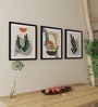 Bohemian Abstract Botanical Boho Wall Art Framed Art Print for Bedroom Modern Aesthetic