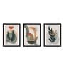 Bohemian Abstract Botanical Boho Wall Art Framed Art Print for Bedroom Modern Aesthetic