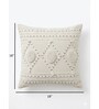 Bohemian Tufted Cotton Throw Cushion Cover (18x18)