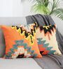Bohemian Tufted Geometric Throw Cushion Cover (18x18)