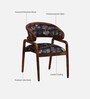 Bohlen Sheesham Wood Arm Chair In Honey Oak Finish