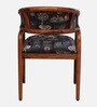 Bohlen Sheesham Wood Arm Chair In Honey Oak Finish