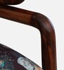 Bohlen Sheesham Wood Arm Chair In Honey Oak Finish