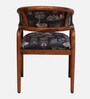 Bohlen Sheesham Wood Arm Chair In Honey Oak Finish