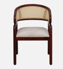 Bohlen Sheesham Wood Arm Chair In Honey Oak Finish
