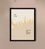 Calming Quote Wall Art Framed Set of 3