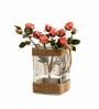 Boho Chic Transparent Glass Vase