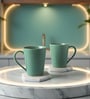 Boho Chic Coffee Mug Set of 2(275 ML Each) Microwave Safe Coffee Mug