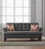 Royaloak Boho Fabric 3 Seater Sofa in Grey Colour