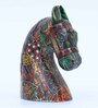 Boho Horse Head MDF Animal Figurine