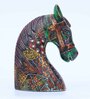 Boho Horse Head MDF Animal Figurine