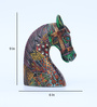 Boho Horse Head MDF Animal Figurine