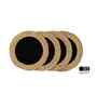 Boho Jute Placemat Pack of 4 Black