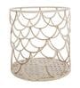 Boho Macrame Handmade Cotton & Jute Laundry Basket