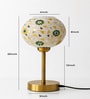 Boho Mosaic Flower Table Lamp