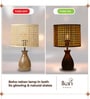 Boho Rattan Lamp