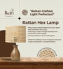 Boho Rattan Lamp