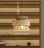 Boho Rattan Pendant Lamp (Beige)