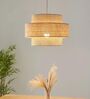 Boho Rattan Pendant Lamp (Beige)