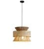 Boho Rattan Pendant Lamp (Beige)