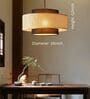 Boho Rattan Pendant Lamp (Brown)