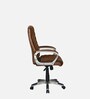 Bold Leatherette  Ergonomic Office Chair in Brown Colour