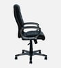 Bold Leatherette Executive Chair in Black Finish