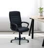 Bold Leatherette Executive Chair in Black Finish