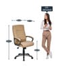 Bold Executive Office Chair In Cream Colour