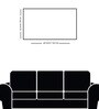 Bold Red and Black Canvas Wall Painting Black Frame