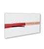 Bold Red and Black Canvas Wall Painting Black Frame