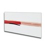 Bold Red and Black Canvas Wall Painting Black Frame