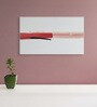 Bold Red and Black Canvas Wall Painting Stretch Canvas Frame