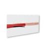 Bold Red and Black Canvas Wall Painting White Frame