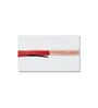 Bold Red and Black Canvas Wall Painting White Frame