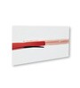 Bold Red and Black Canvas Wall Painting White Frame