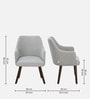 Bolivar Dining Chair In Ash Grey Colour
