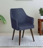 Bolivar Dining Chair In Navy Blue Colour